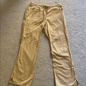 Dickies khaki utility scrub pants-small